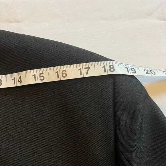 RICHARD CATE MENS VINTAGE SUIT JACKET - BLACK​ - Picture 9 of 12